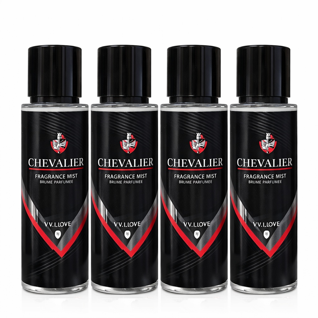 Pachet Promo 4x Body Mist Chevalier V.V. Love 250ml – Parfum Masculin Intens & Elegant