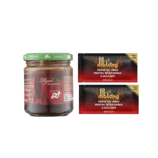 Pachet promo : Magiun turcesc afrodisiac Themra unisex – My Life 240g + Servetel premium DIBLONG