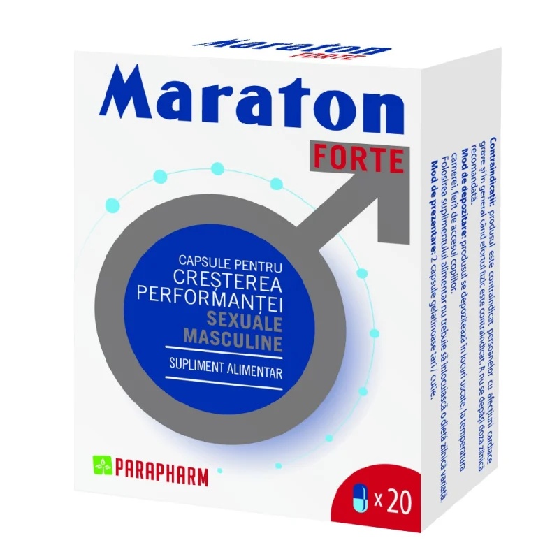 Maraton Forte 20 capsule – Supliment pentru Energie și Vitalitate