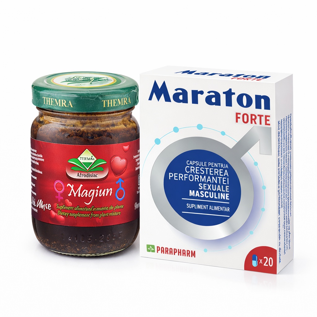Pachet ForțaDulce – Maraton Forte 20 Capsule + Themra 43g
