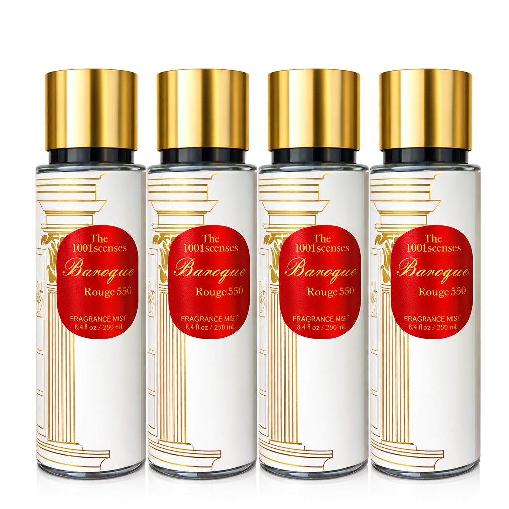 Pachet Promo 4x Body Mist Baroque Rouge 550 250ml – Parfum Elegant de Lux Inspirat Baccarat
