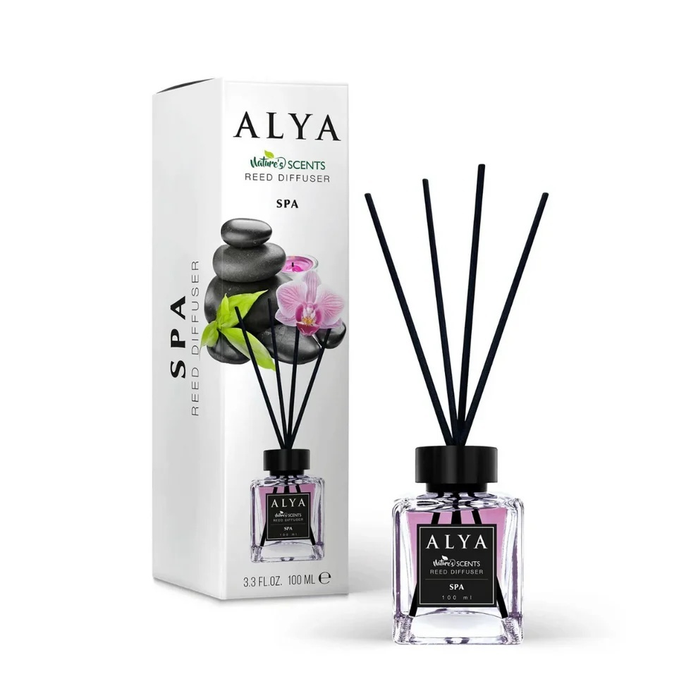 Odorizant de cameră cu bețișoare ALYA – Spa 120 ml