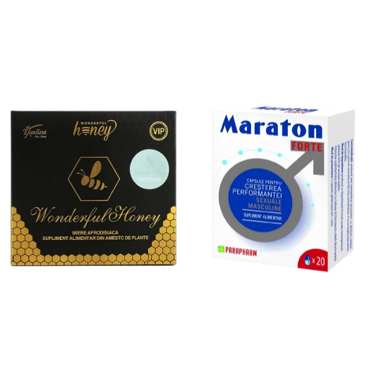 Pachet Premium Vitalitate & Energie – Wonderful Honey + Maraton Forte