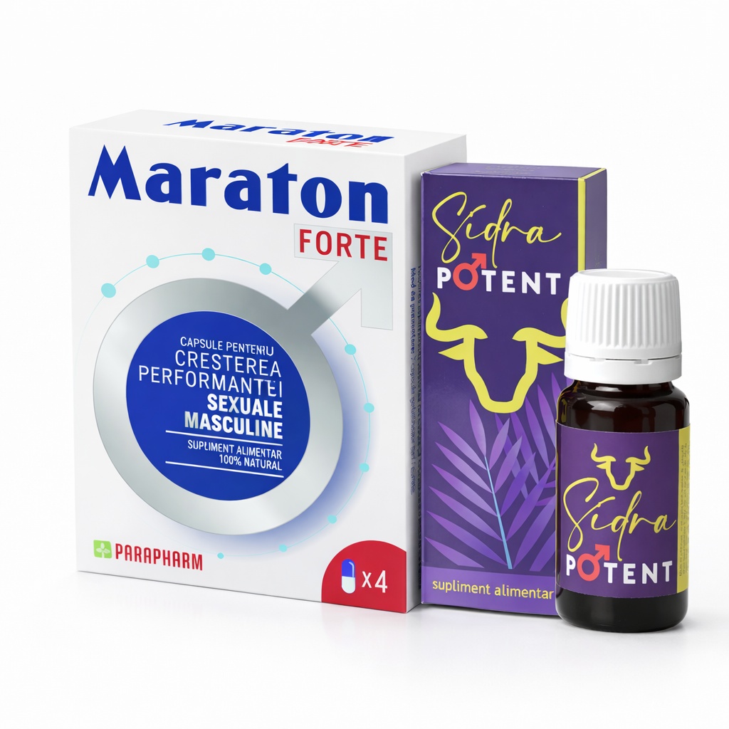 Pachet Shot-ul Dulce – Sidra + Maraton Forte 4 Capsule