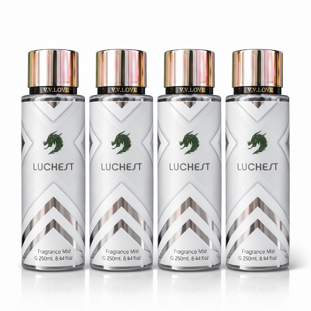 Pachet Promo 4x Body Mist Luckent 250ml – Parfum Fresh Modern Masculin