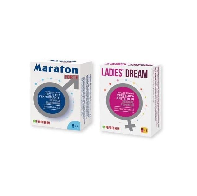 Pachet PROMO: Capsule MARATON FORTE, 4 buc + Capsule LADIES DREAM, 2 buc