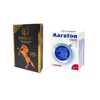 Pachet Q7 Gold Chocolate + Maraton Forte – Energie & Vitalitate Naturală pentru Bărbați