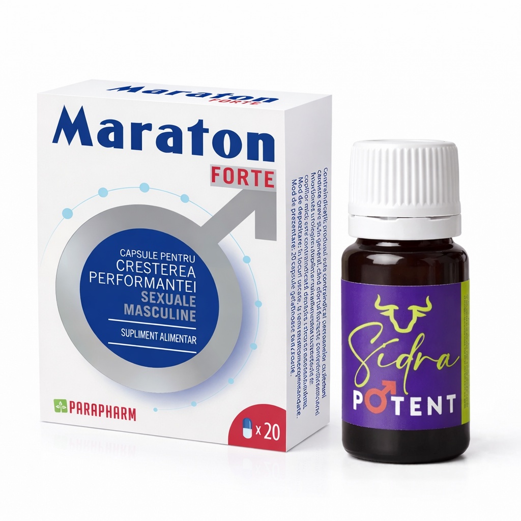 Pachet DominareaDulce – Maraton Forte 20 Capsule + Sidra