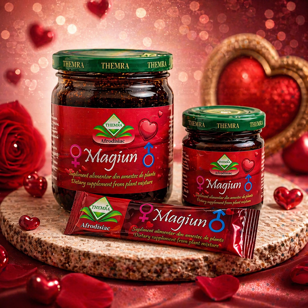 Trio Dulce Premium – Magiun Themra 240g + Magiun 43g + Plic Themra 15g