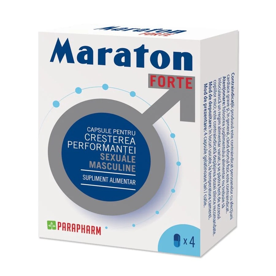 Maraton Forte 4 capsule – Supliment pentru Energie și Vitalitate