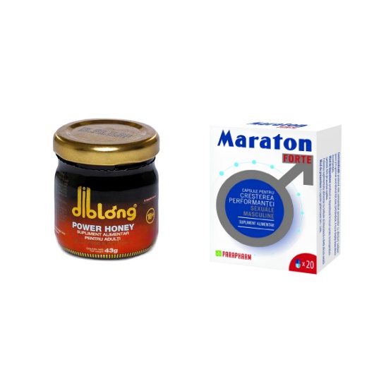 Pachet Energie & Performanță – Diblong Honey + Maraton Forte