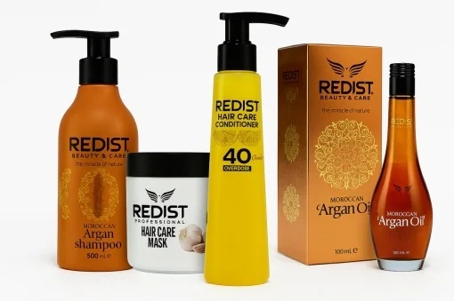 Pachet Promo Redist – Ritual Complet de Îngrijire a Părului: Șampon Argan 1000ml + Mască Usturoi 475ml + Balsam Miracle Oils 400ml + Ulei Argan 100ml