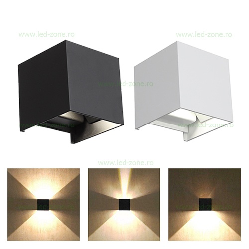 Aplica LED 2x3W Exterior Diverse Culori LZ902