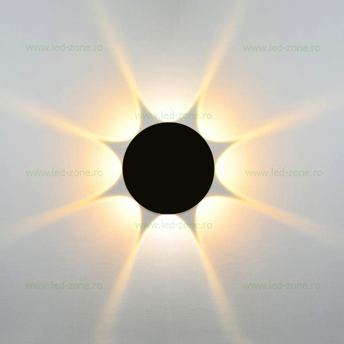 Aplica LED 8W Exterior Negru LZ75987