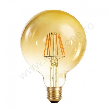 Bec LED Vintage E27 6W Glob G125