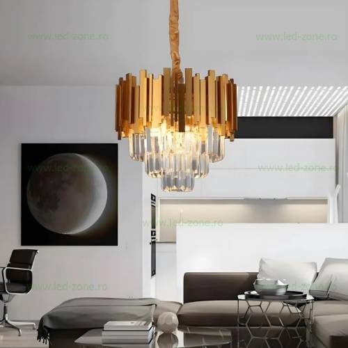Candelabru 3 Socluri E27 Auriu LZ339-300