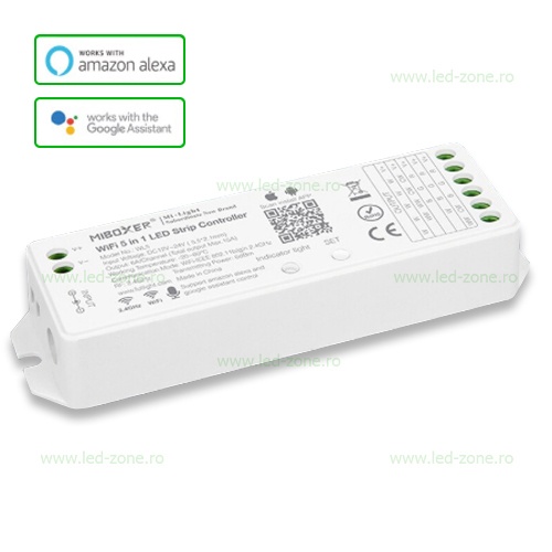 Controller Banda LED RGB-CCT Wi-Fi MiLight Alexa si Google Home