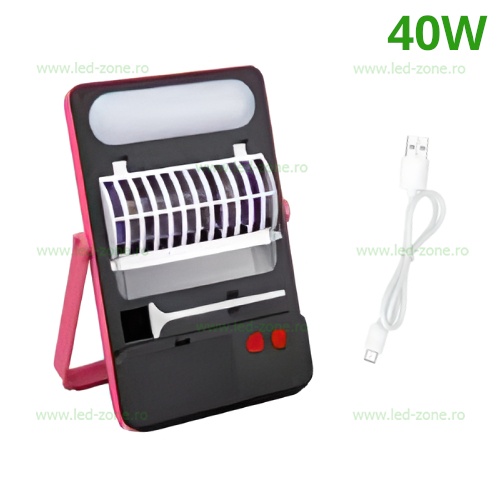 Lampa LED Exterior 40W Anti-insecte Solara