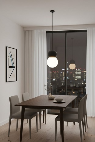 Lustra 1 Soclu G9 LZ3081 Neagra