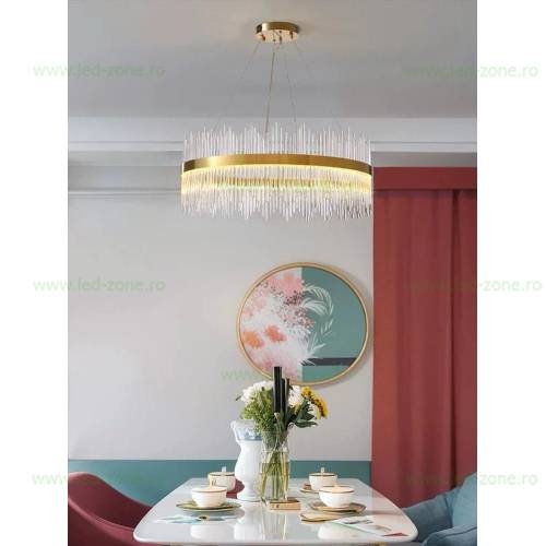 Lustra 112W 3 Functii cu Telecomanda Cristal LZ8817-600