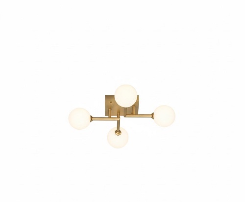 Lustra 4 Socluri E27 Aurie LZ06-4