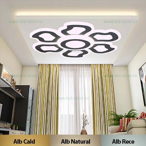 Lustra LED 120W 3 Functii Dimabila cu Telecomanda LZ8119-3