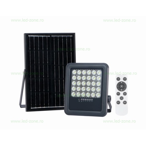 Proiector LED 200W cu Panou Solar si Telecomanda LZ8113
