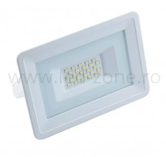 Proiector LED 20W 220V Slim Alb SMD2835