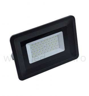 Proiector LED 50W 220V Slim Negru SMD2835