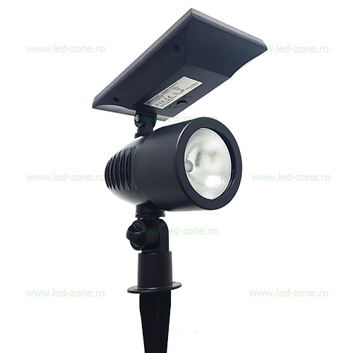 Proiector LED Gradina 1W cu Panou Solar