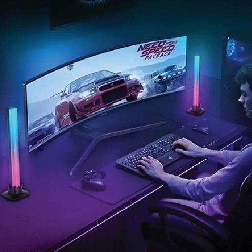 Set Lampa Birou 2 Bucati 5W LED Digitala 5V USB