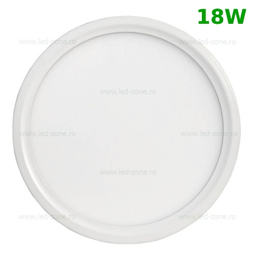 Spot LED 18W Rotund Alb Aplicat H30