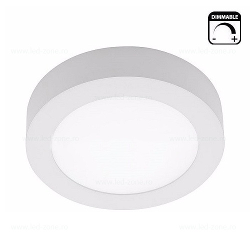 Spot LED 24W Rotund Alb Aplicat Dimabil