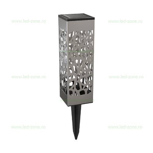 Stalp LED Gradina Solar Gri