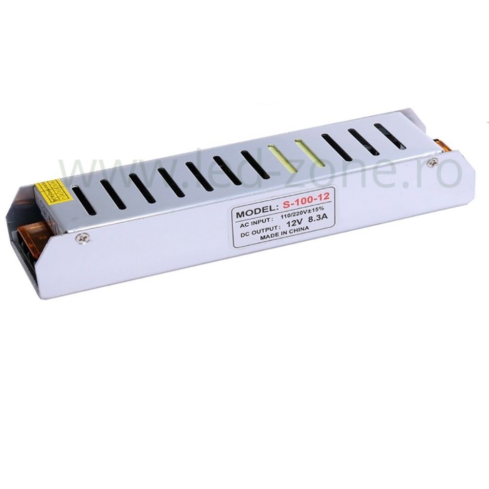 Sursa Alimentare Banda LED 12V 100W Slim