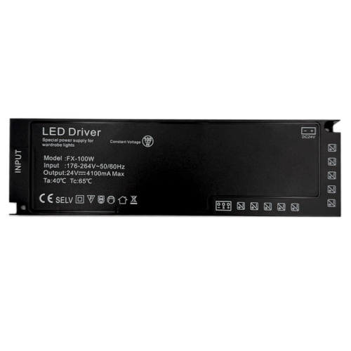 Sursa Slim 24V 100W Pentru Iluminat Banda LED Rafturi cu Senzor