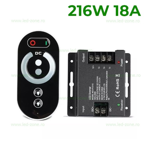 Variator Banda LED 216W RF Telecomanda Touch