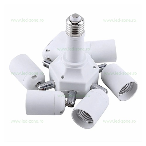 Adaptor soclu bec 7xE27
