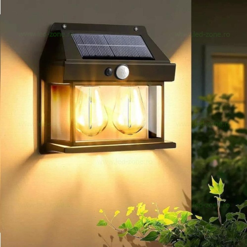 Aplica LED Exterior 2W LED Solara cu Senzor ALS01