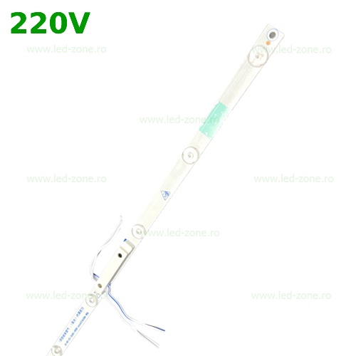Banda Rigida 12 Module LED 2835 cu Lupa 220V