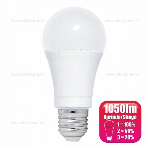 Bec LED 12W 3 Functii A60