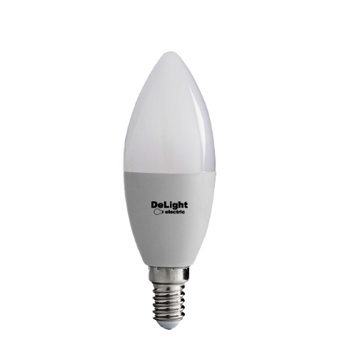 Bec LED E14 9W Lumanare Mat Plastic