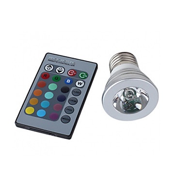 Bec Spot LED E27 3W RGB