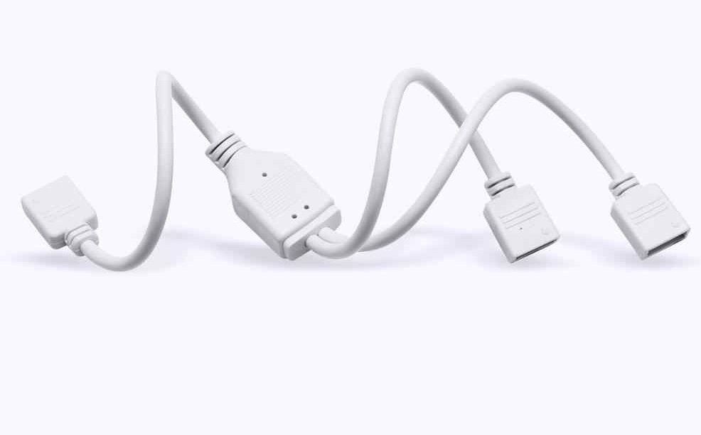 Conector Alimentare Banda LED RGB 12V 2 Iesiri