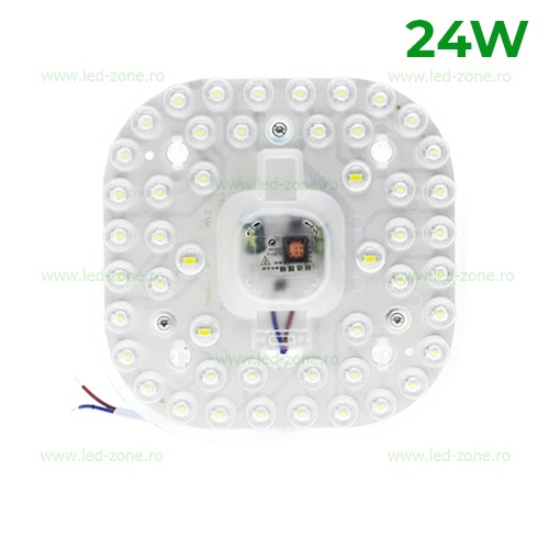 Kit LED Plafoniera 24W Patrat SMD2835