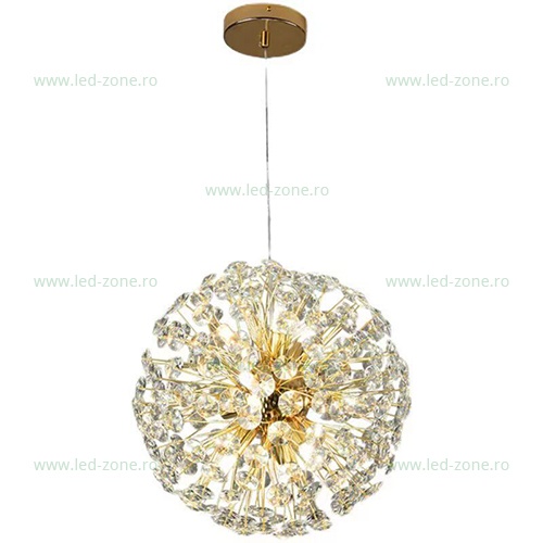Lustra 9 Socluri G9 Aurie LZ127-500