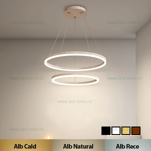 Lustra LED 120W 3 Functii Dimabila cu Telecomanda LZ13
