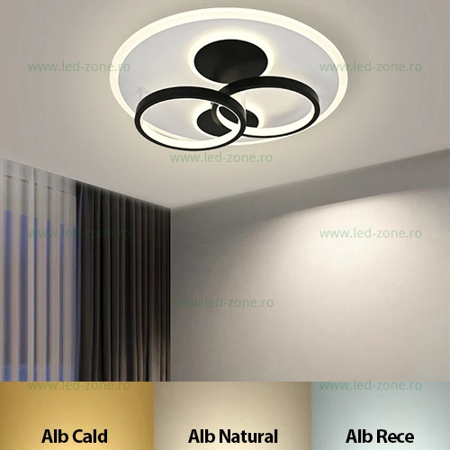 Lustra LED 126W 3 Functii Dimabila cu Telecomanda LZR9057-R