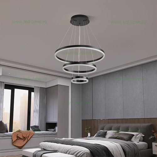 Lustra LED 144W Dimabila 3 Functii cu Telecomanda LZ13