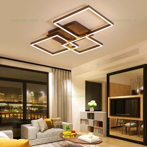 Lustra LED 150W 3 Functii Dimabila cu Telecomanda LZC876-3